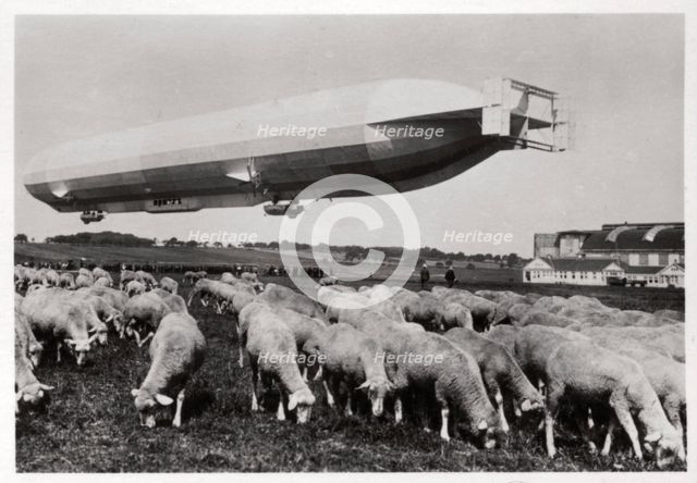 Zeppelin LZ8 'Deutschland II', Schwaben, Germany, 1911 (1933). Artist: Unknown