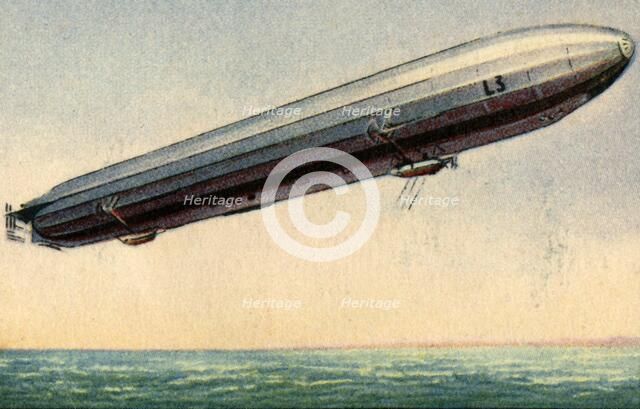 Zeppelin LZ 3, 1914, (1932). Creator: Unknown.
