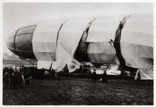 Zeppelin LZ2 after its destruction, 1906 (1933)