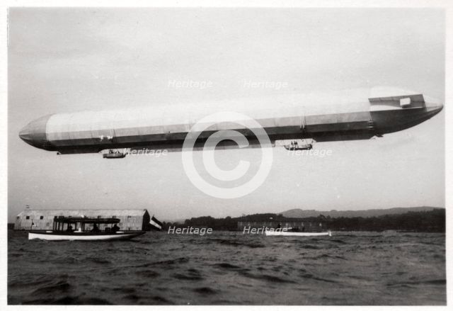 Zeppelin LZ3 airborne, Germany, c1906-1908 (1933). Artist: Unknown