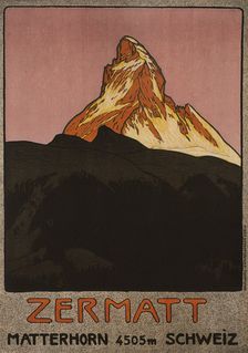 Zermatt, 1908. Artist: Cardinaux, Emil (1877-1936)