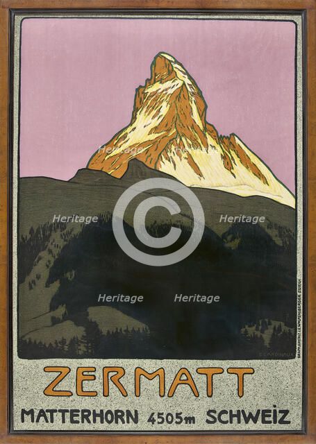 Zermatt, 1908. Creator: Cardinaux, Emil (1877-1936).