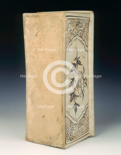 Zhang family Cizhou pillow, Jin dynasty, China, 1115-1234. Creator: Unknown.