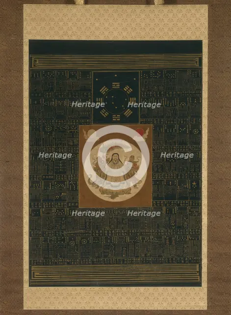 Zhenwu with the Eight Trigrams, the Northern..., Qing dynasty, 17th or early 18th cent. Creator: Unknown.