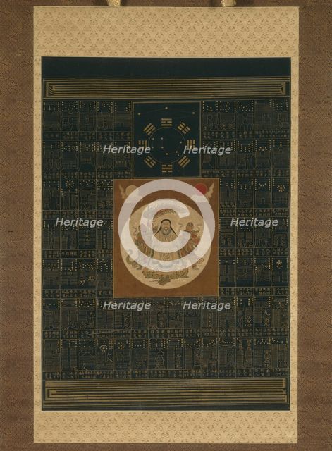 Zhenwu with the Eight Trigrams, the Northern..., Qing dynasty, 17th or early 18th cent. Creator: Unknown.