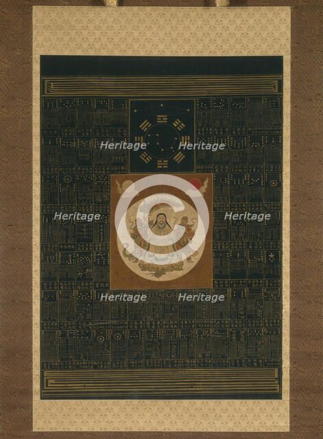 Zhenwu with the Eight Trigrams, the Northern..., Qing dynasty, 17th or early 18th cent. Creator: Unknown.