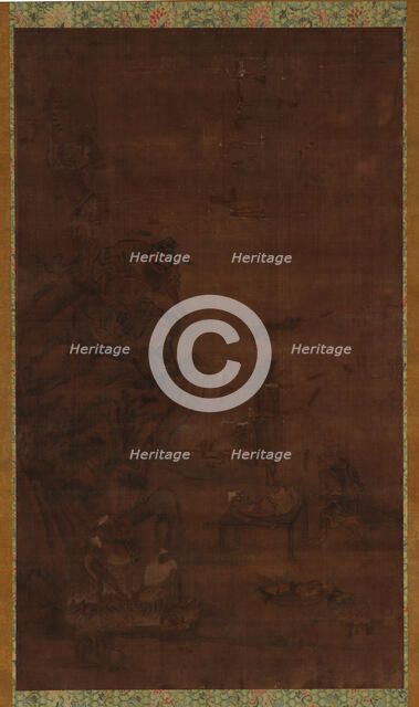 Zhong Kui Taming the Five Pestilences, 16th-17th century. Creator: Unknown.