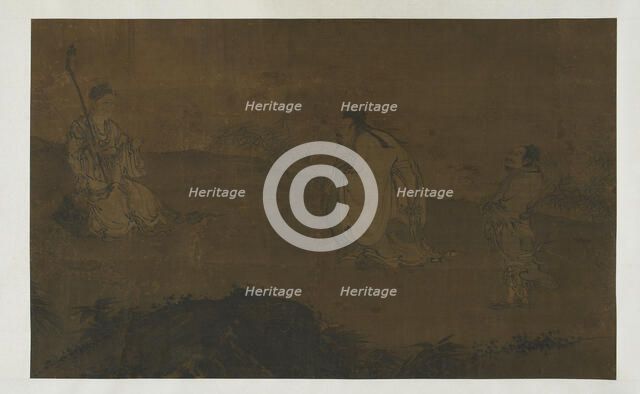 Zhongli Quan Seeking the Dao, Ming dynasty, 15th century. Creator: Unknown.