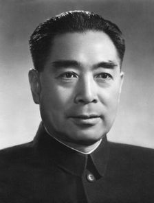 Zhou Enlai, first Premier of the People's Republic of China, c1950s(?)