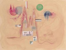 Zickzack in Weich (Zigzag en entourage mou), 1933. Creator: Kandinsky, Wassily Vasilyevich (1866-1944)