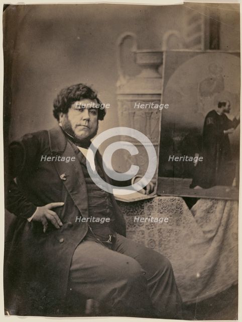 Ziegler, peintre, c1850.  Creator: Nadar.