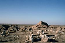 Ziggurat, Ashur, Iraq, 1977