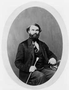 Zina Hitchcock Benjamin, Frances Benjamin Johnston's maternal grandfather..., between 1850 and 1865. Creator: Unknown