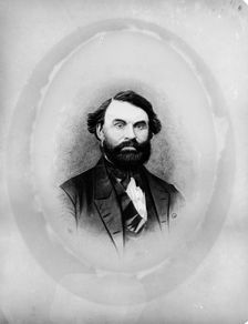 Zina Hitchcock Benjamin, Frances Benjamin Johnston's maternal grandfather... between 1850 and 1880. Creator: Unknown