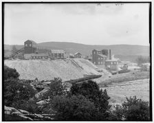 Zinc mines, Franklin, N.J., between 1890 and 1901. Creator: Unknown