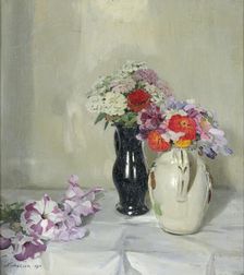 Zinnias, 1911. Creator: William Nicholson