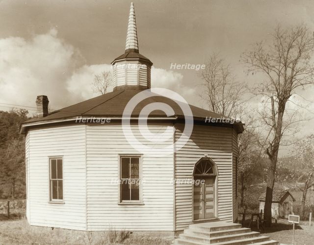 Zion Church, Covesville, Albemarle County, Virginia, 1935. Creator: Frances Benjamin Johnston.