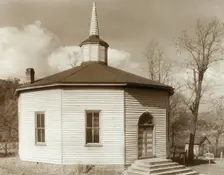 Zion Church, Covesville, Albemarle County, Virginia, 1935. Creator: Frances Benjamin Johnston