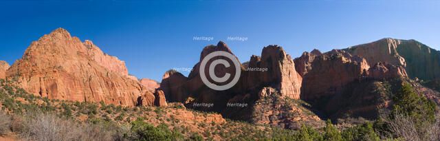 Zion National Park Panorama, Utah. Creator: Tom Artin.