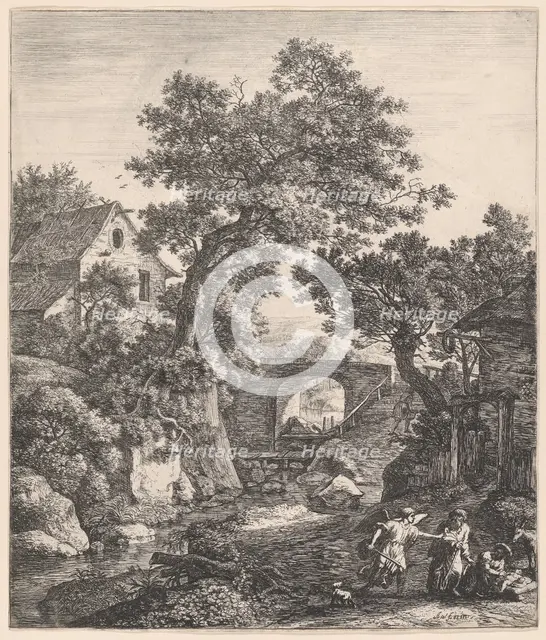 Zipporah Circumcising her Son, 17th century. Creator: Anthonie Waterloo.