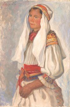 Zliechov Girl, 1935-1938. Creator: Stefan Polkorab