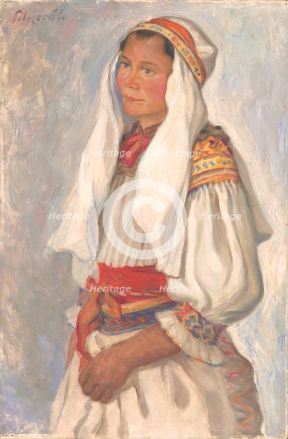 Zliechov Girl, 1935-1938. Creator: Stefan Polkorab.