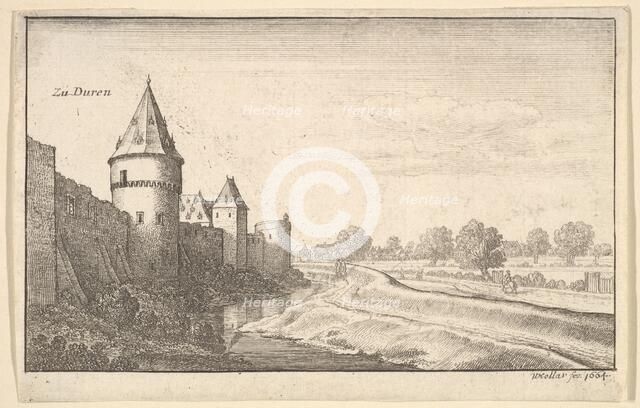 Zu Düren, 1664. Creator: Wenceslaus Hollar.