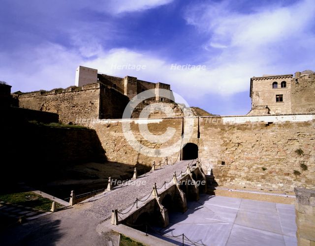 Zuda Castle, located on the hill of Old Lleida Seu, originally residence of the Moorish king of L…