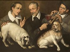 Zufolo player, 1585-1590. Creator: Passerotti (Passarotti), Bartolomeo (1529-1592)