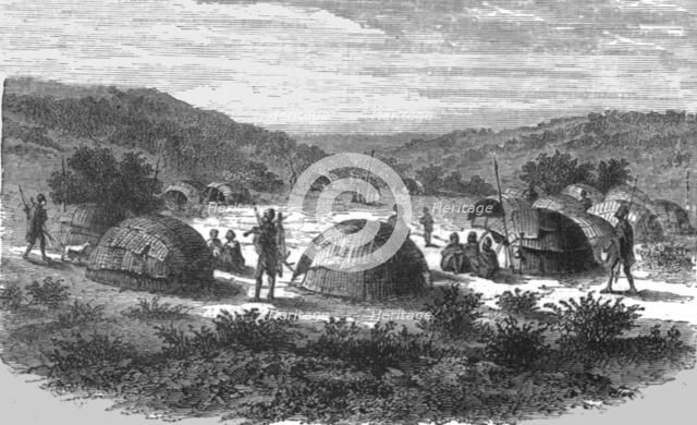 'Zulu Village; A Few Words about Natal and Zululand', 1875. Creator: Unknown.