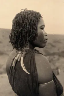 Zululand, South Africa: a woman witch doctor, c1900. Creator: Unknown