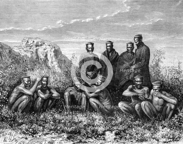 Zulus, Natal, South Africa, 19th century. Artist: St de Dree