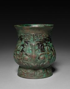 Zun: Ceremonial Vessel, c. 1023-900 BC. Creator: Unknown