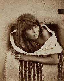 Zuni, Watching, 1879/81. Creator: John Karl Hillers