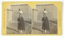 Zuni Indian Girl, with water olla, 1873. Creator: Tim O'Sullivan