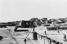 Zuni Pueblo, New Mexico, c1927. Creator: Edward Sheriff Curtis