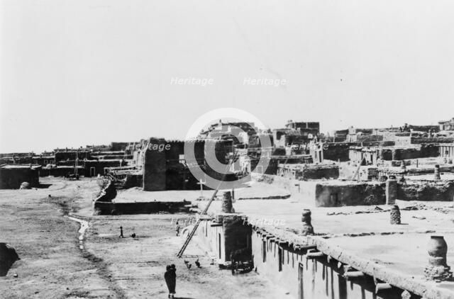 Zuni Pueblo, New Mexico, c1927. Creator: Edward Sheriff Curtis.