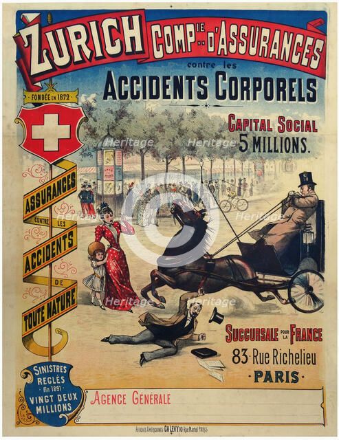 Zurich Assurance, 1892. Creator: Anonymous.
