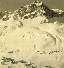 Zürs and the Hasenfluh peak, Vorarlberg, Austria, c1935. Creator: Unknown