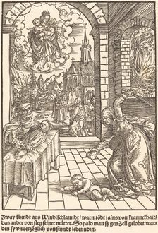 Zway khindt aus Windischlanndt ..., c. 1503. Creator: Master of the Legend Scenes