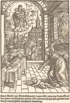 Zway khindt aus Windischlanndt ..., c. 1503. Creator: Master of the Legend Scenes