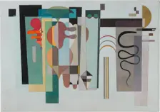 Zwei grüne Punkte (Two green dots), 1935. Creator: Kandinsky, Wassily Vasilyevich (1866-1944)