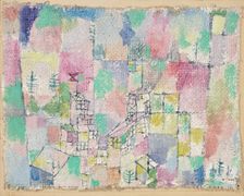 Zwei Lustschlösschen (Two pleasure palaces) , 1918. Creator: Klee, Paul (1879-1940)