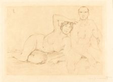 Zwei Menschen (Two Nudes), 1908. Creator: Lovis Corinth