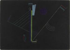 Zweiseitig Gespannt (Tense in Both Directions), 1933. Creator: Kandinsky, Wassily Vasilyevich (1866-1944)