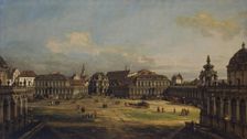 Zwinger in Dresden, 1752. Creator: Bernardo Bellotto