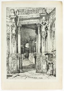 Zwinger Palace, Dresden, 1833. Creator: Samuel Prout