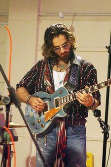 Zyan Mohammed, Robert Mitchell’s True Think, Battle Jazz Festival, Battle, East Sussex, July 2024. Creator: Brian O'Connor