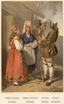Zyryanka. Votyachka. Votyak. Zyryanin, 1862. Creator: Karl Fiale